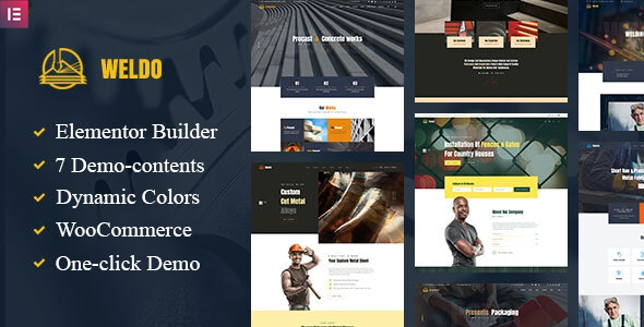 Weldo – 金属作品 WordPress 主题