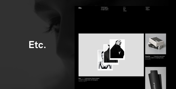 等等 – Creative Portfolio WordPress 主题