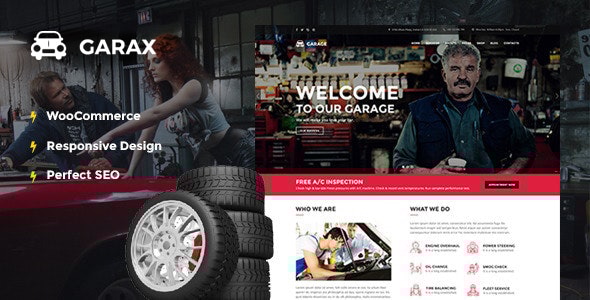 Garax – 汽车 WordPress 主题