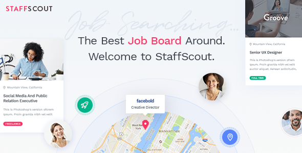 StaffScout – 工作委员会和就业 WordPress 主题