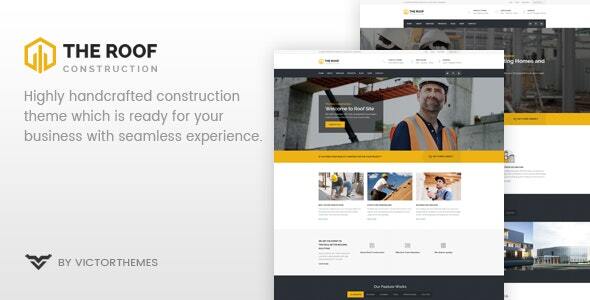 屋顶 – 建筑业务 WordPress 主题