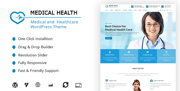 MedicalHealth – 医生和保健诊所WordPress主题