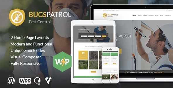 BugsPatrol – 害虫控制灭虫服务 WordPress 主题