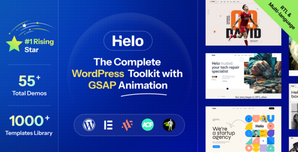 Helo |多用途 Elementor WordPress 主题