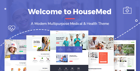 HouseMed –  Medical and Health WordPress Theme