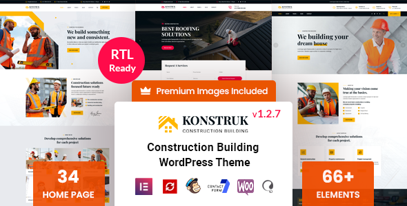 Konstruk – 建筑 WordPress 主题