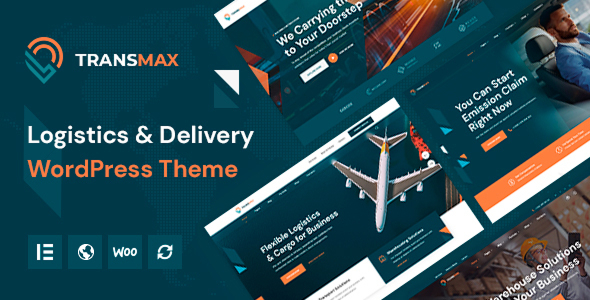 Transmax – Logistics  Delivery Company WordPress Theme