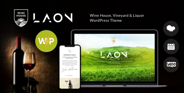 Laon | Wine House, Vineyard  Liquor WordPress Theme + Shop