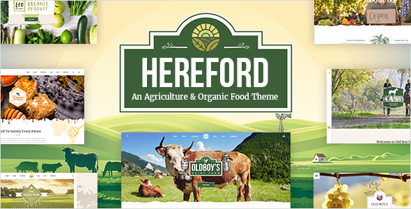 Hereford – Agriculture and Organic Food WordPress Theme
