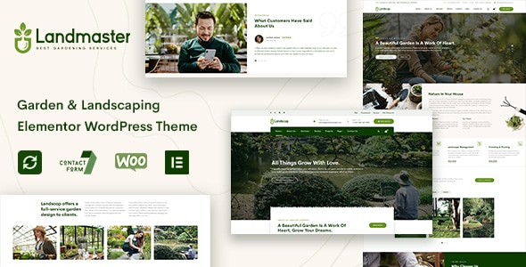 Landmaster – Garden  Landscaping WordPress Theme