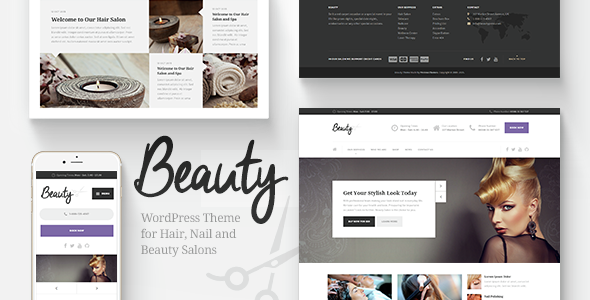 Beauty — Spa  Hair Salon WordPress Theme