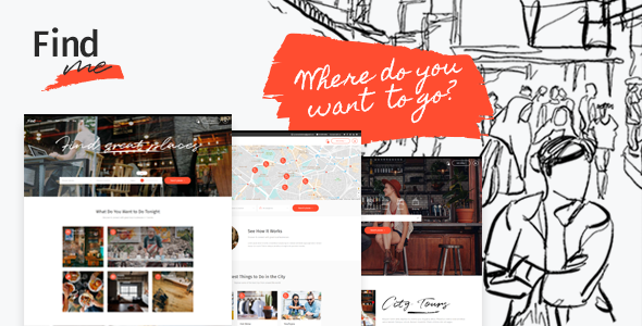 FindMe – Directory Listing WordPress Theme