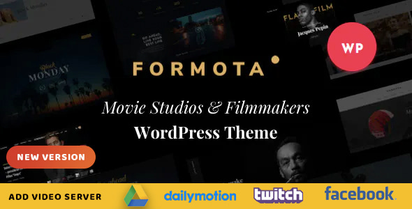 Formota – 电影制片厂和电影制作人WordPress主题