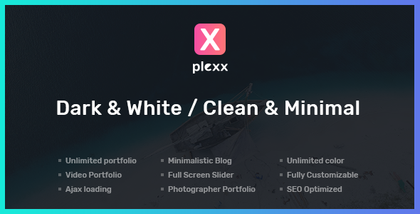 Plexx – 投资组合和视频库 WordPress 主题