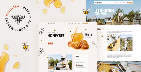 Mellifera – 养蜂和蜂蜜店 WordPress 主题