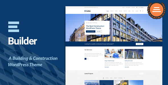 Builder – Building  Construction WordPress Theme