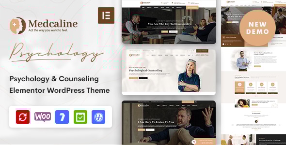 Medcaline – 心理学与咨询WordPress主题
