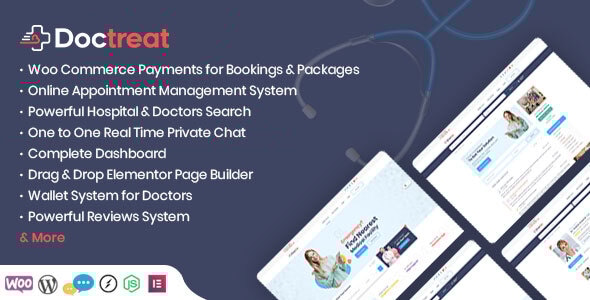 Doctreat – 医院和医生目录 WordPress 列表主题