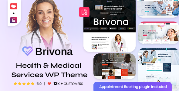 Brivona – 带预约的临床网站 WordPress 主题