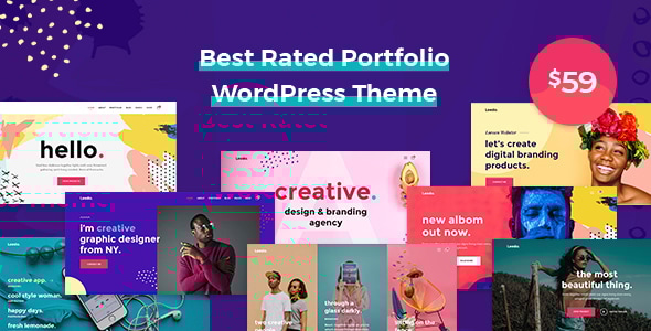 Leedo – 现代、多彩且创意的作品集 WordPress 主题