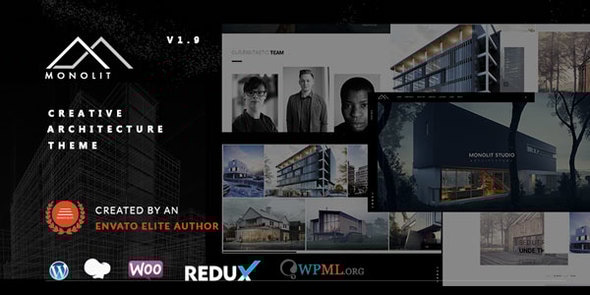 Monolit – 响应式建筑 WordPress 主题