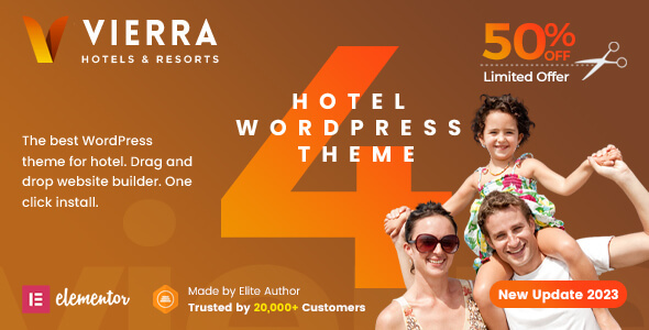 酒店预订 WordPress 主题 – Vierra
