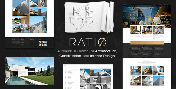 Ratio – 强大的室内设计和建筑 WordPress 主题