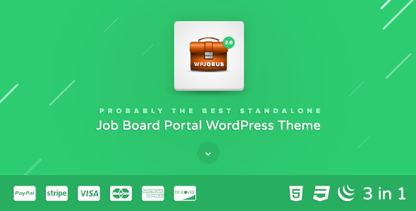 WPJobus – 求职板和简历 WordPress 主题