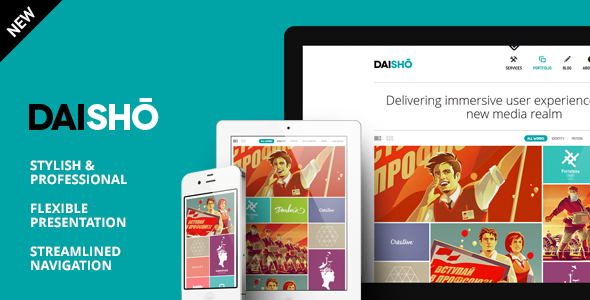 Daisho – 灵活的 WordPress 投资组合主题