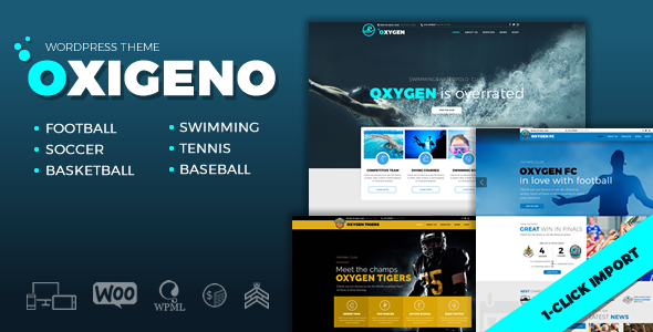 Oxigeno – 运动俱乐部和团队WordPress主题