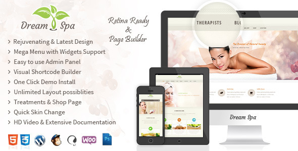 Dream Spa – 沙龙 WordPress