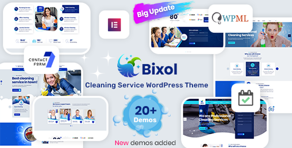 Bixol – 清洁服务 WordPress