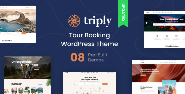 Triply – 旅游预订 WordPress 主题
