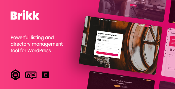 Brikk – 目录和列表WordPress主题