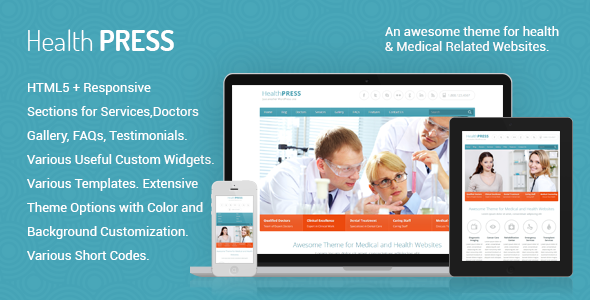 HealthPress – 医疗 WordPress 主题