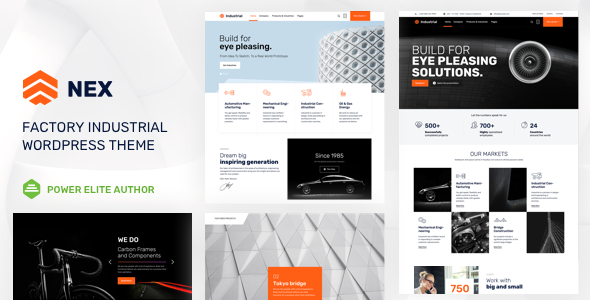 Nex – 工业 WordPress 主题
