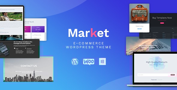 市场 – 在线商店 WooCommerce WordPress 主题