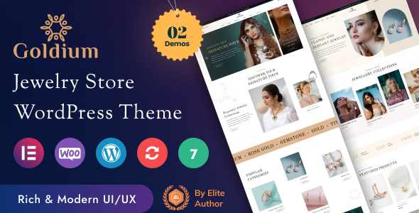 Goldium – 珠宝店 Woocommerce 主题