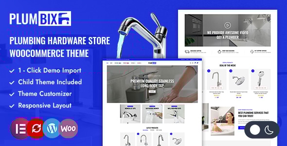 Plumbix – 管道和五金店 WordPress 主题
