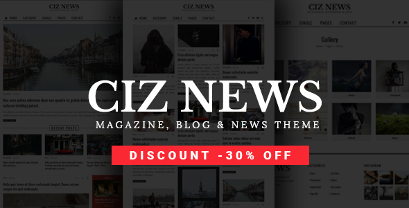 Ciz News – 杂志和博客主题