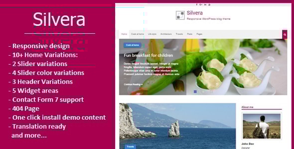 Silvera – 响应式 WordPress 博客主题