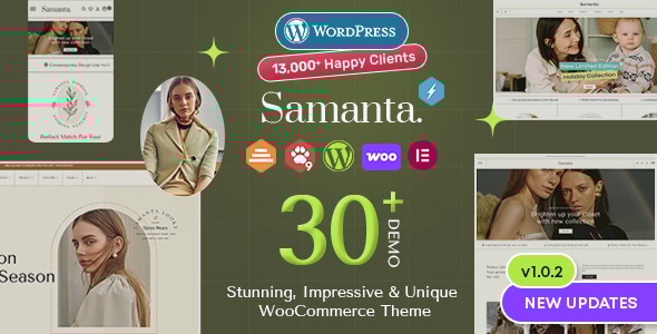 Samanta – 多用途 WooCommerce WordPress 主题