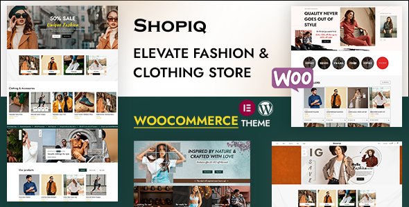 Shopiq – 时装店 WooCommerce WordPress 主题