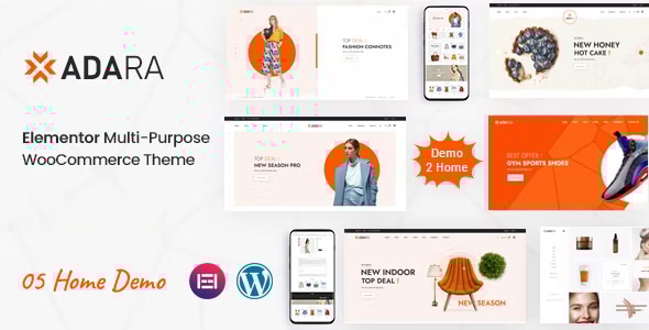 Adara – Elementor 多用途 WooCommerce 主题