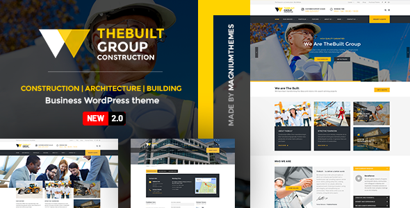 TheBuilt – 建筑和建筑 WordPress 主题