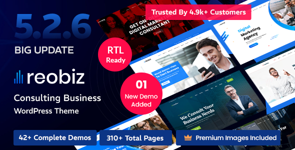 Reobiz – 咨询业务 WordPress 主题