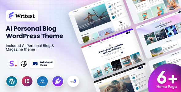 Writest – AI 个人博客 WordPress 主题