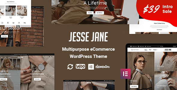 JesseJane – 多用途 WooCommerce WordPress 主题 + RTL