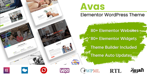 Avas – Elementor 多用途 WordPress 主题