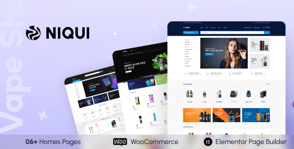 Niqui – Vape Store WooCommerce WordPress 主题